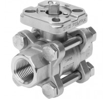 Шаровой кран Festo VZBA-1/4-GG-63-T-22-F0304-V4V4T Ру63 Ду8 (PN63 DN8)