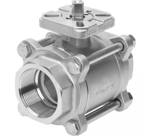 Шаровой кран Festo VZBA-2-GG-63-T-22-F0507-V4V4T Ру63 Ду50 (PN63 DN50)