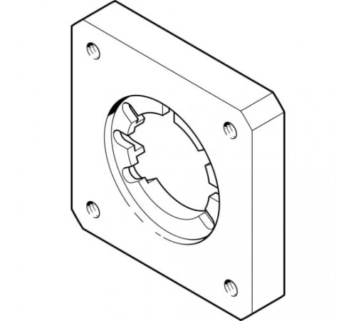 Фланец электродвигателя Festo EAMF-A-30A-55A