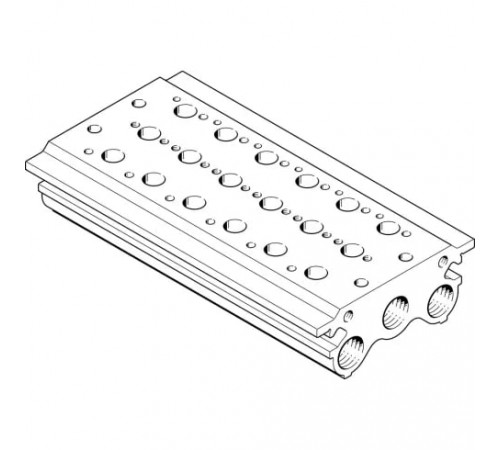 Плита для блочного монтажа Festo PRS-3/8-6-B