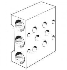 Плита для блочного монтажа Festo PRS-1/8-2-B