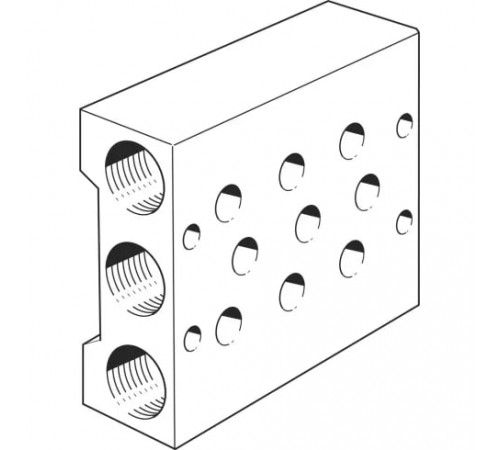 Плита для блочного монтажа Festo PRS-1/8-3-B