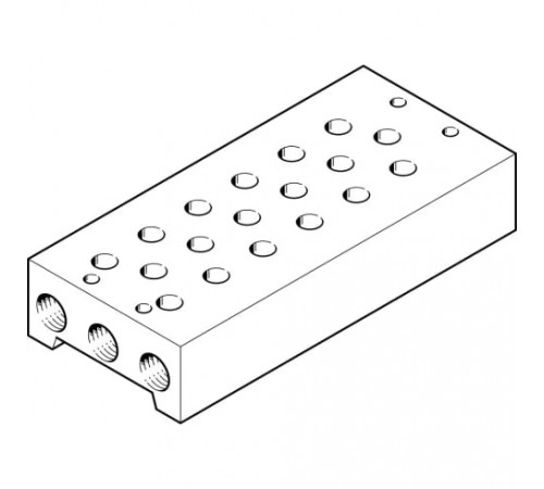 Плита для блочного монтажа Festo PRS-1/8-6-B