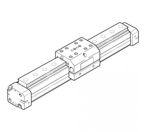 Линейный привод Festo DGPL-25-PPV-A-KF-B