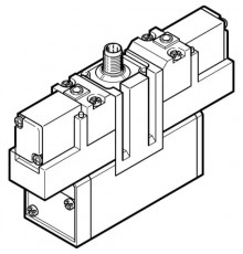 Распределитель с пневматическим управлением Festo JMEBDH-5/2-D-1-ZSR-C