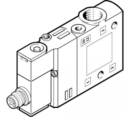 Распределитель с электромагнитным управлением Festo CPE14-M1CH-3GL-1/8