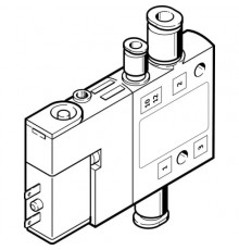 Распределитель с электромагнитным управлением Festo CPE10-M1BH-3GLS-QS-4