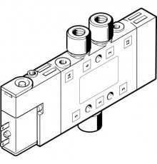 Распределитель с электромагнитным управлением Festo CPE10-M1BH-5L-M5
