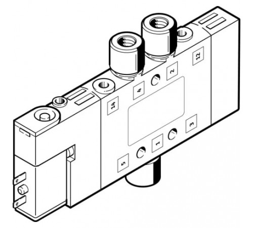 Распределитель с электромагнитным управлением Festo CPE10-M1BH-5L-M5