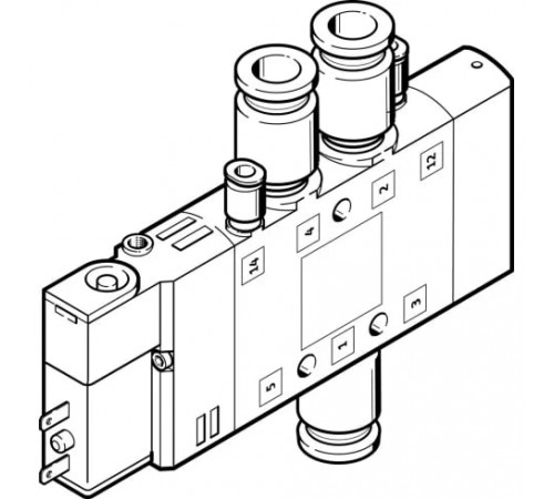 Распределитель с электромагнитным управлением Festo CPE14-M1BH-5LS-QS-6