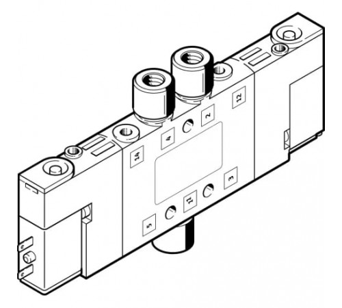 Распределитель с электромагнитным управлением Festo CPE10-M1BH-5J-M5