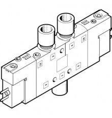 Распределитель с электромагнитным управлением Festo CPE10-M1BH-5/3B-M5-B