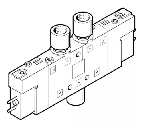 Распределитель с электромагнитным управлением Festo CPE10-M1BH-5/3B-M5-B