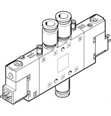 Распределитель с электромагнитным управлением Festo CPE18-M1H-5JS-QS-10