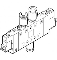 Распределитель с электромагнитным управлением Festo CPE24-M1H-5JS-QS-10