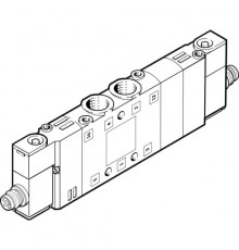 Распределитель с электромагнитным управлением Festo CPE10-M1CH-5/3B-M7