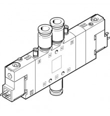 Распределитель с электромагнитным управлением Festo CPE18-M1H-5/3BS-QS-10