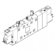 Распределитель с электромагнитным управлением Festo CPE24-M1H-5/3BS-3/8