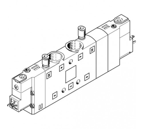 Распределитель с электромагнитным управлением Festo CPE24-M1H-5/3BS-3/8