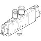 Распределитель с электромагнитным управлением Festo CPE24-M1H-5/3E-QS-10