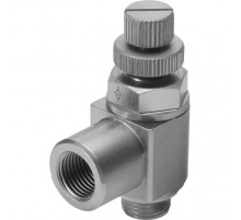 Дроссель с обратным клапаном Festo GRLZ-1/4-RS-B