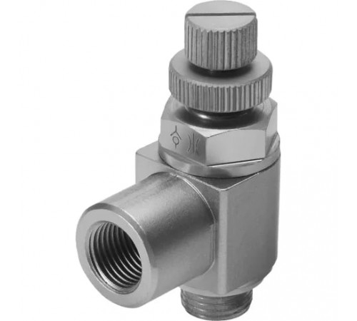 Дроссель с обратным клапаном Festo GRLA-1/4-RS-B