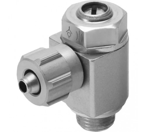 Дроссель с обратным клапаном Festo GRLA-1/4-PK-4-B