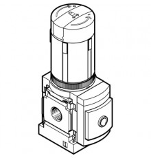 Регулятор давления Festo MS6-LRB-1/2-D5-A4-AS