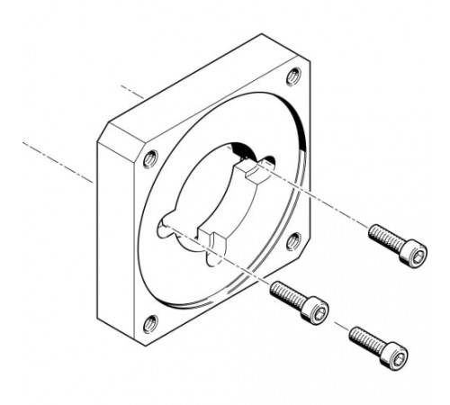 Фланец электродвигателя Festo EAMF-A-64A/B-70A