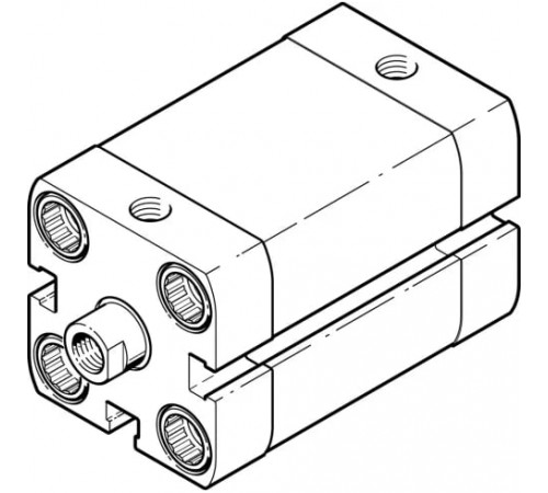 Компактный пневмоцилиндр Festo ADNP-20-10-I-P-A