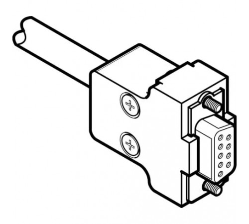Соединительный кабель Festo KMP6-09P-8-10