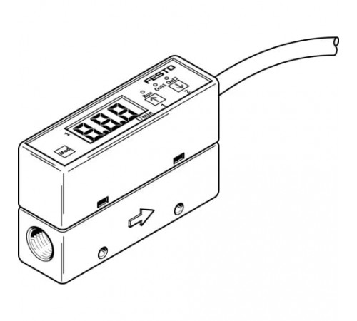 Датчик расхода Festo SFE3-F500-L-W18-2NB-K1