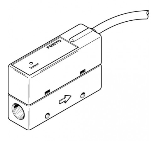 Датчик расхода Festo SFET-F500-L-W18-B-K1