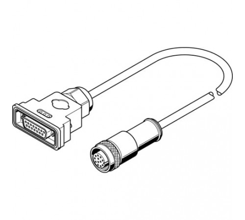 Кабель электродвигателя Festo KMTR-DC-SUB-15-M12-10