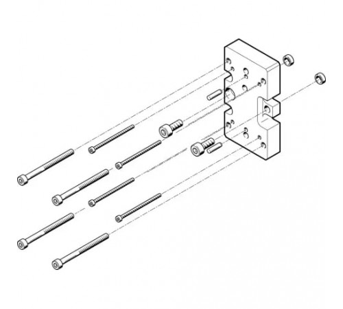 Адаптерная плита для параллельного захвата Festo HAPG-75