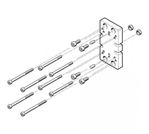 Адаптерная плита для параллельного захвата Festo HAPG-76