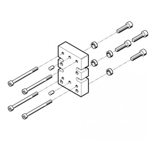 Адаптерная плита для параллельного захвата Festo HAPG-82