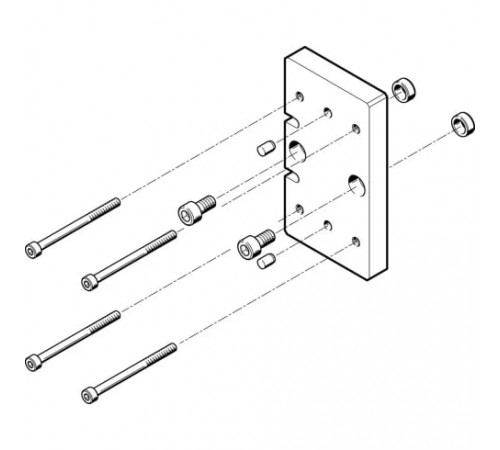 Адаптерная плита для параллельного захвата Festo HAPG-85