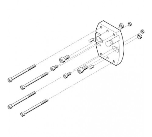 Адаптерная плита для параллельного захвата Festo HAPG-SD2-27