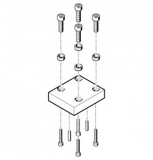 Адаптерная плита для параллельного захвата Festo HAPG-54