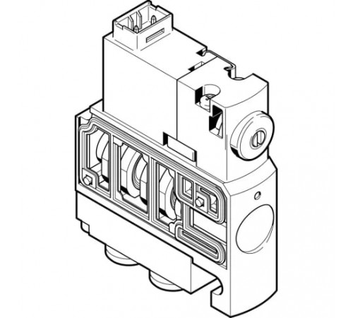 Распределитель с электромагнитным управлением Festo CPVSC1-M1H-D-T-Q3C