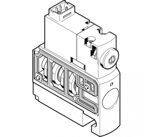 Распределитель с электромагнитным управлением Festo CPVSC1-M1H-J-T-M5