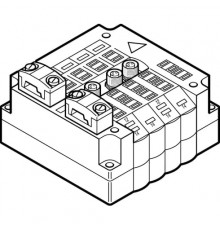 Электрический интерфейс Festo CPV10-GE-ASI-4E3A-Z M8