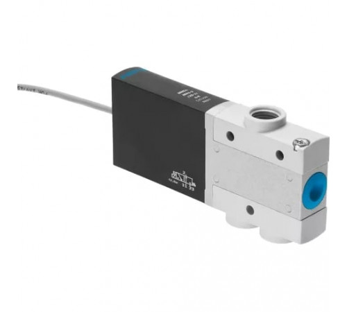 Распределитель с электромагнитным управлением Festo MHE4-MS1H-3/2G-1/4-K