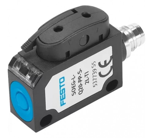 Датчик положения оптический Festo SOEG-L-Q20-PP-S-2L-TI
