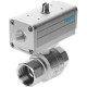 Шаровой кран с приводом Festo VZPR-BPD-22-R12 Ру40 Ду15 (PN40 DN15)