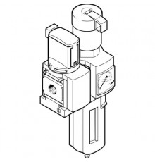 Блок подготовки воздуха, комбинация Festo MSB6-1/2:C3:J120-WP