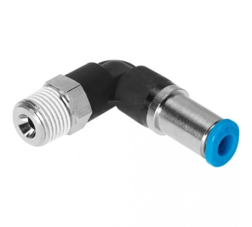 Штуцер цанговый угловой, самозапирающийся Festo QSKL-1/8-4