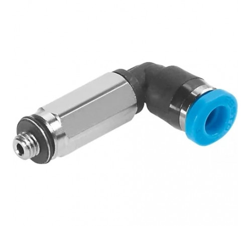 Штуцер цанговый угловой удлиненный Festo QSMLL-M5-4
