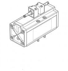 Распределитель с электромагнитным управлением Festo MFH-5/3G-D4